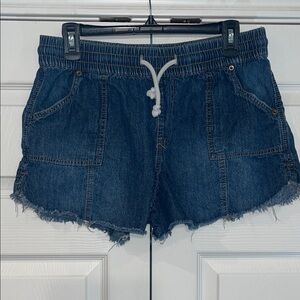 Maurices Dark Blue Jean Shorts